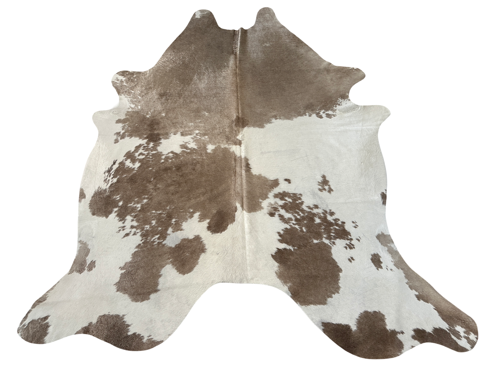 Koberec, hovädzia koža 3,0 m2 béžová s bielou 296