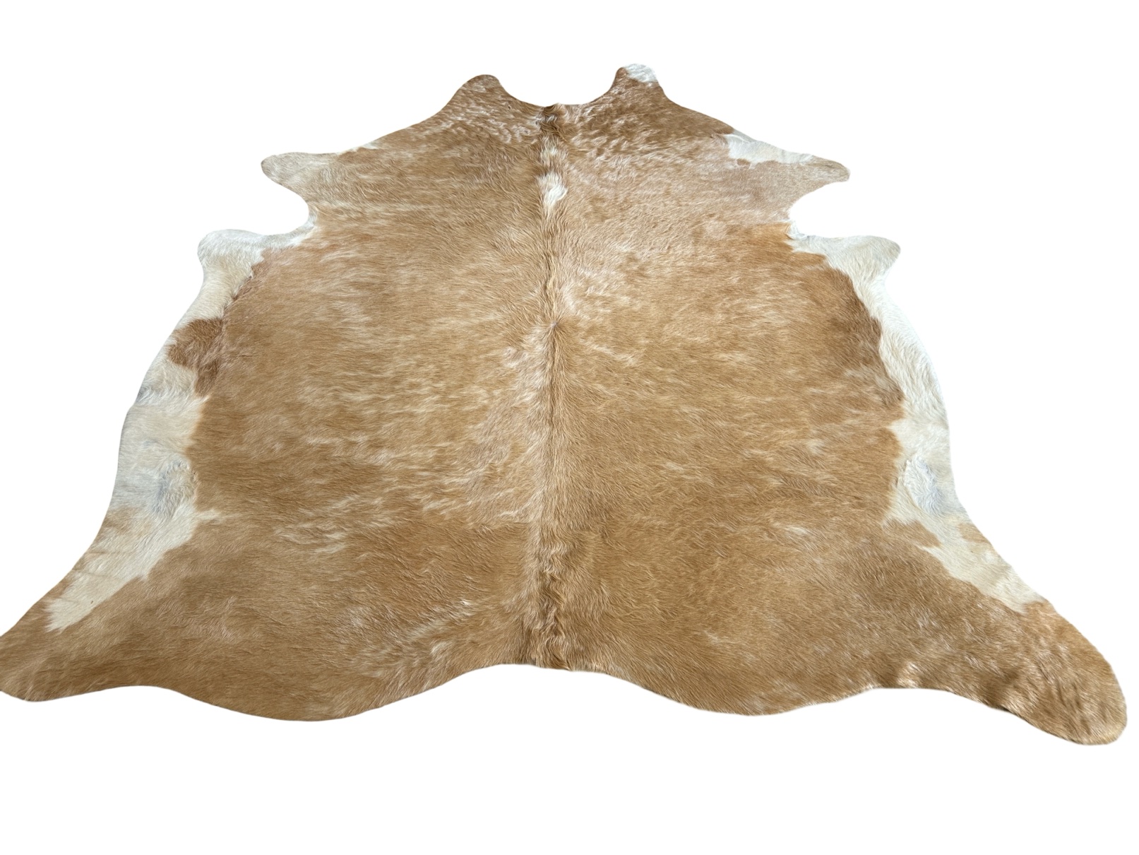 Dekoračná hovädzia koža 4,3 m2 svetlohnedá 915