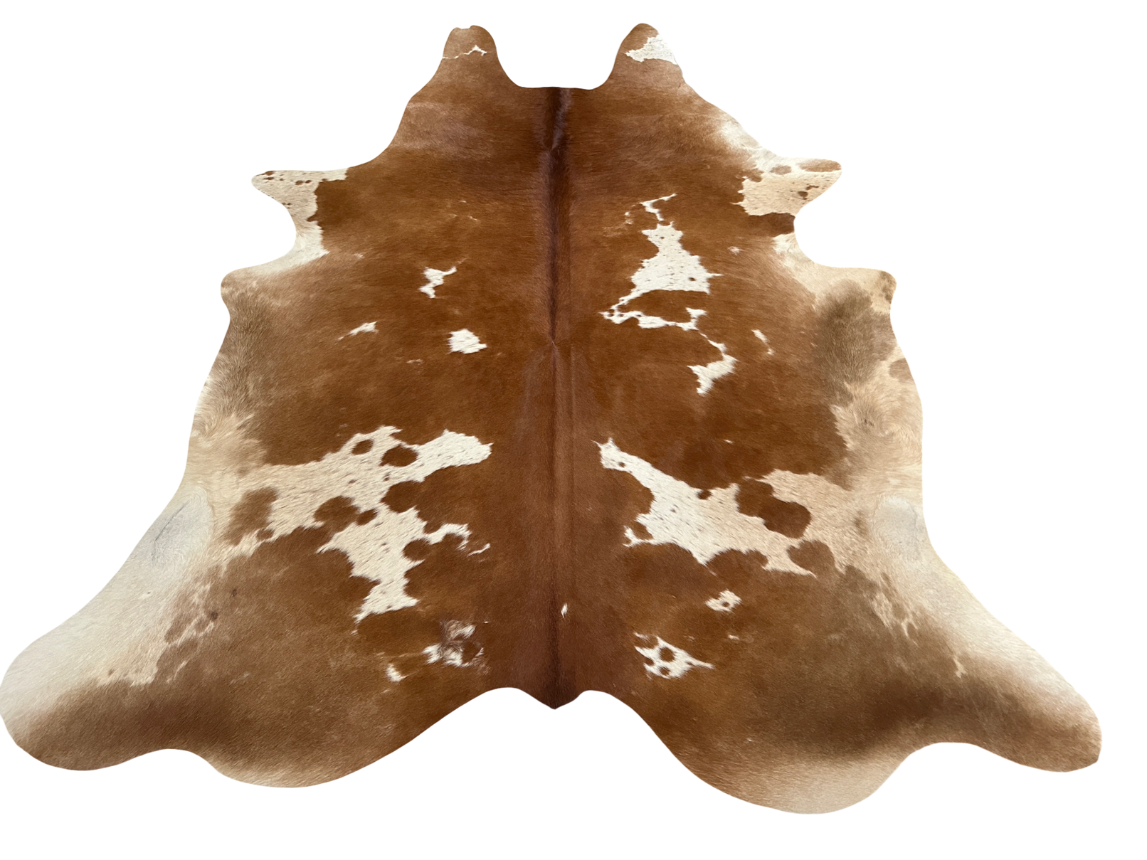 Koberec kusový hovädzia koža 3,4 m2, hnedobiela 299