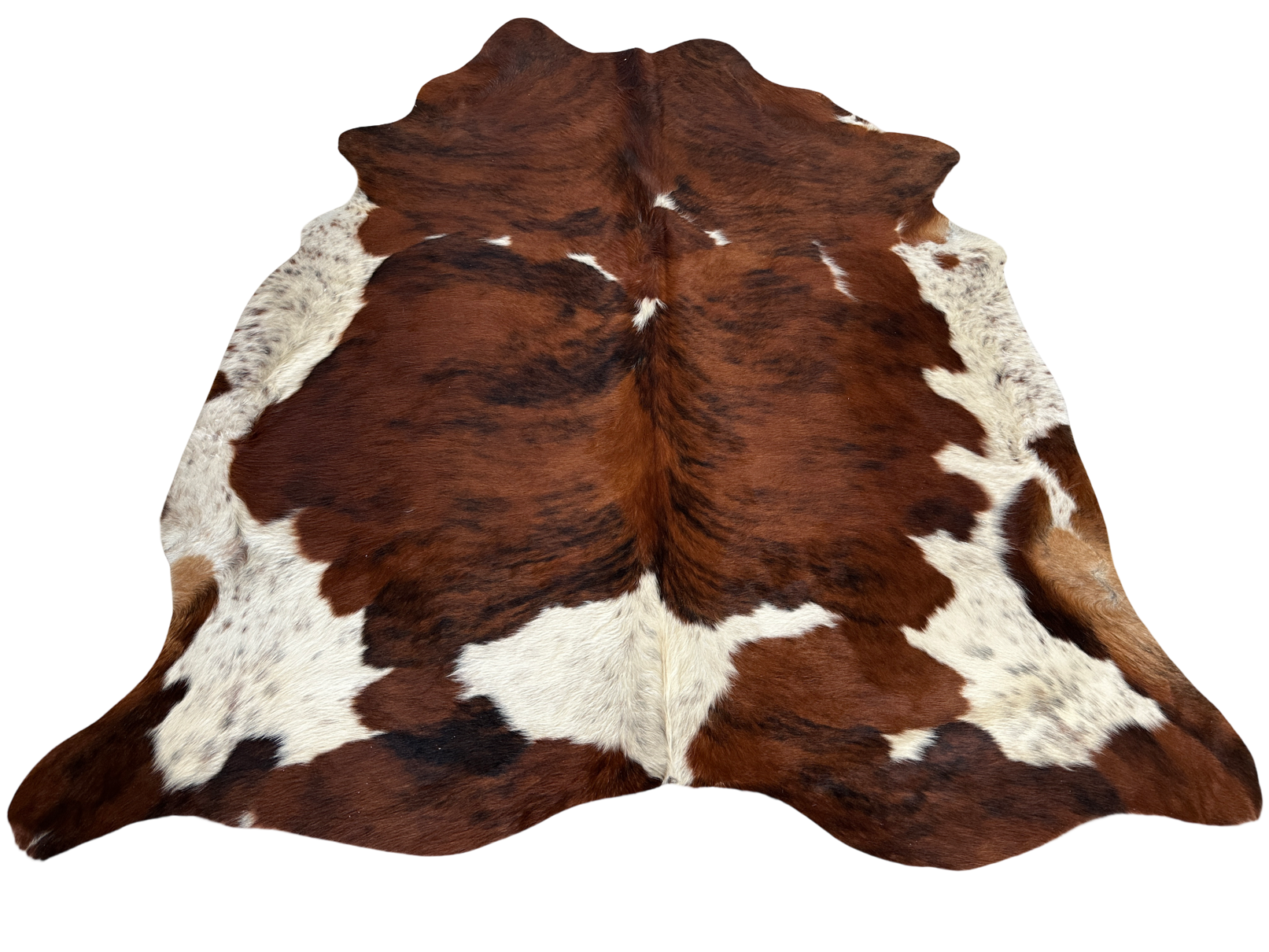 Koberec kusový hovězí kůže 3,5 m2, exotic tricolor 123