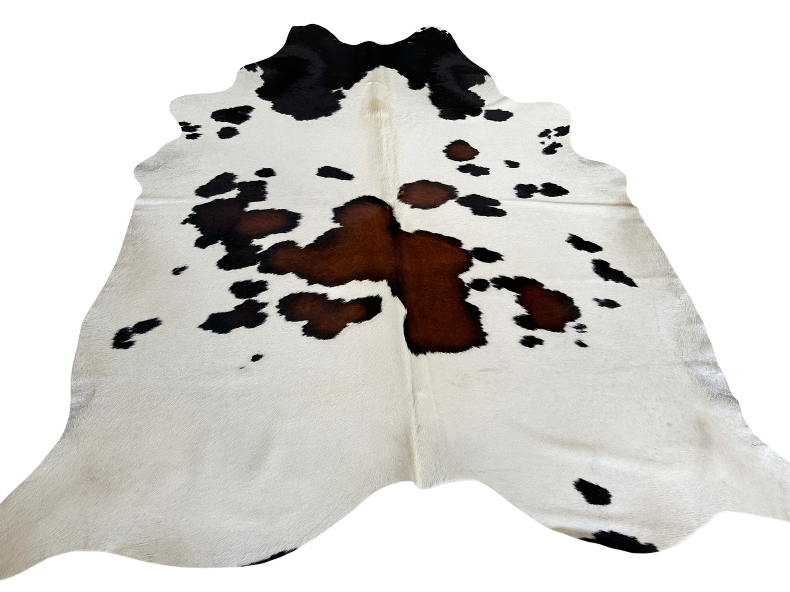 Koberec, hovädzia koža 4,1 m2 hnedobiela reddish 118