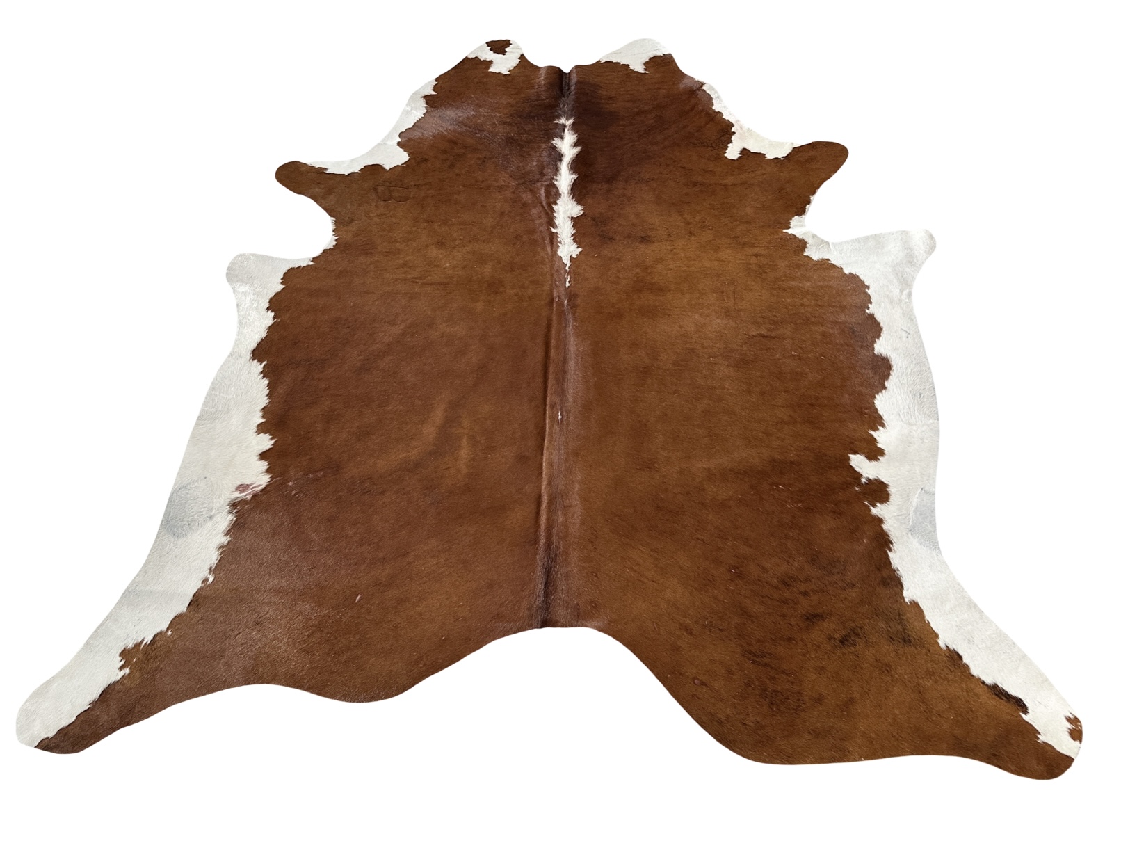 Koberec kusový hovädzia koža 3,3 m2, hnedobiela 021