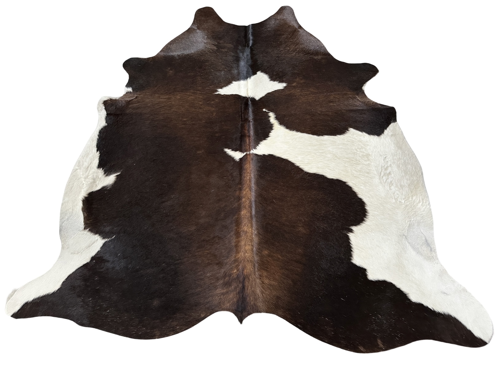 Koberec kusový hovädzia koža 3,7 m2, hnedobiela 151