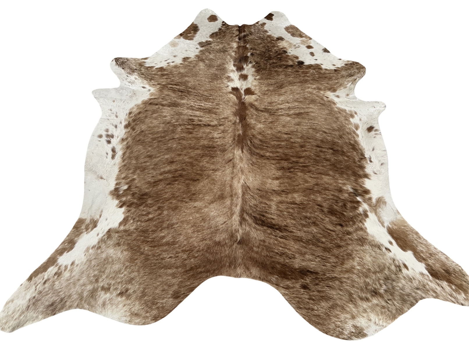 Koberec kusový hovädzia koža 3,8 m2, hnedobiela 132