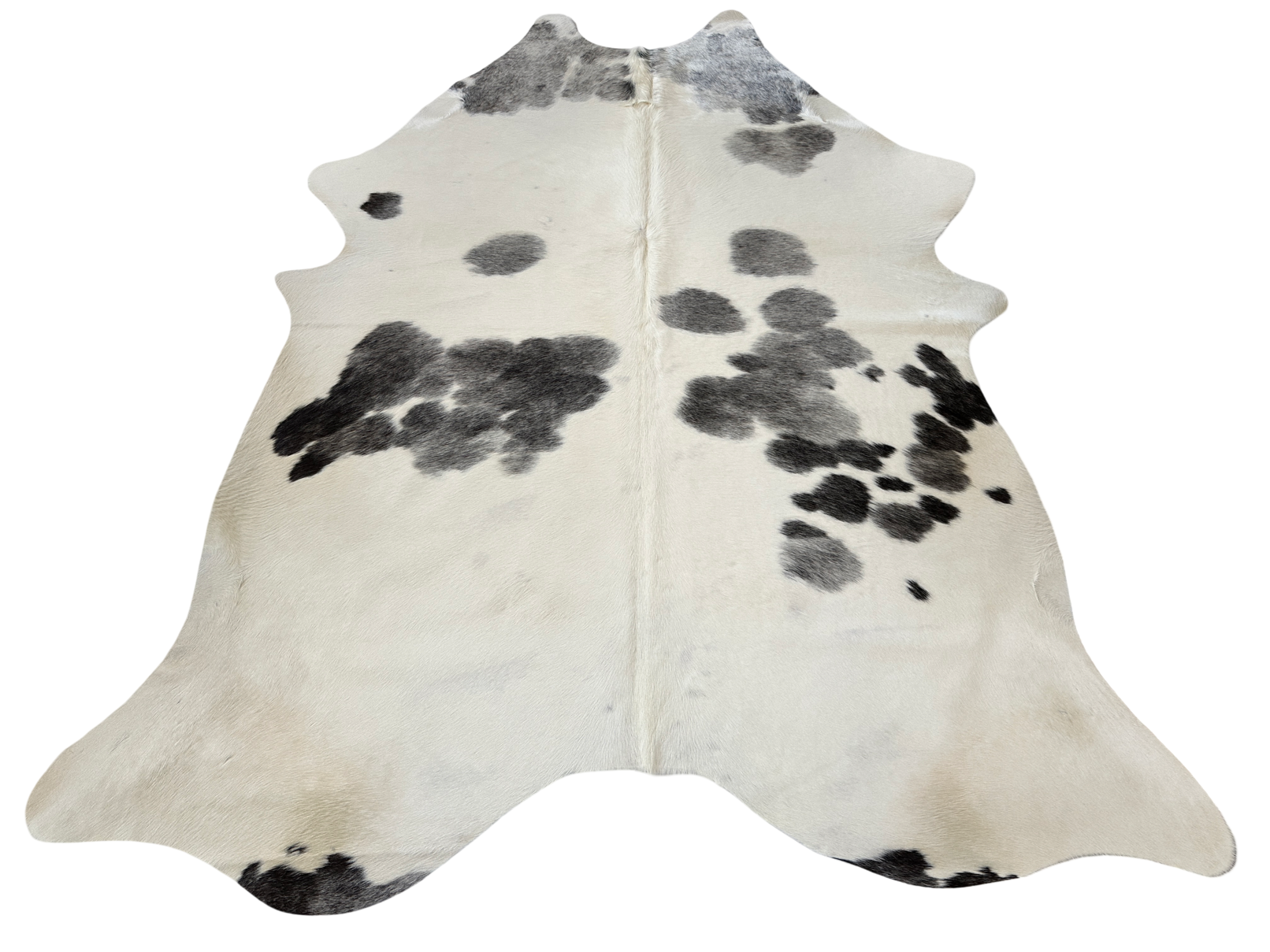 Koberec kusový hovädzia koža 3,5 m2 šedobiela 218