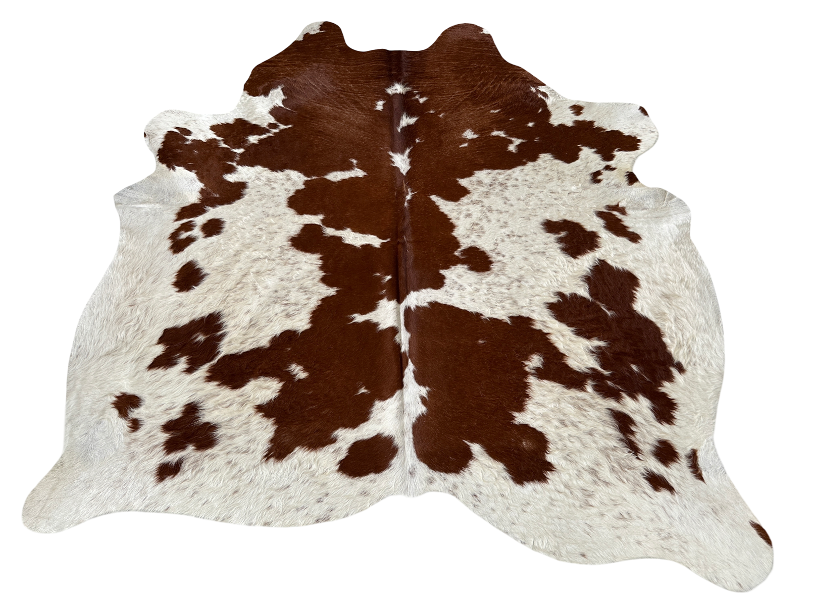 Koberec kusový hovädzia koža 2,9 m2, hnedobiela 041