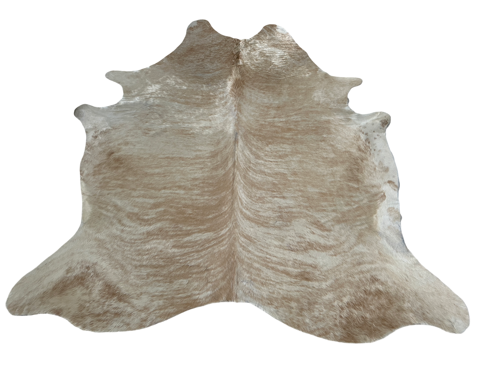 Koberec kusový hovädzia koža 3,8 m2, hnedobiela 929