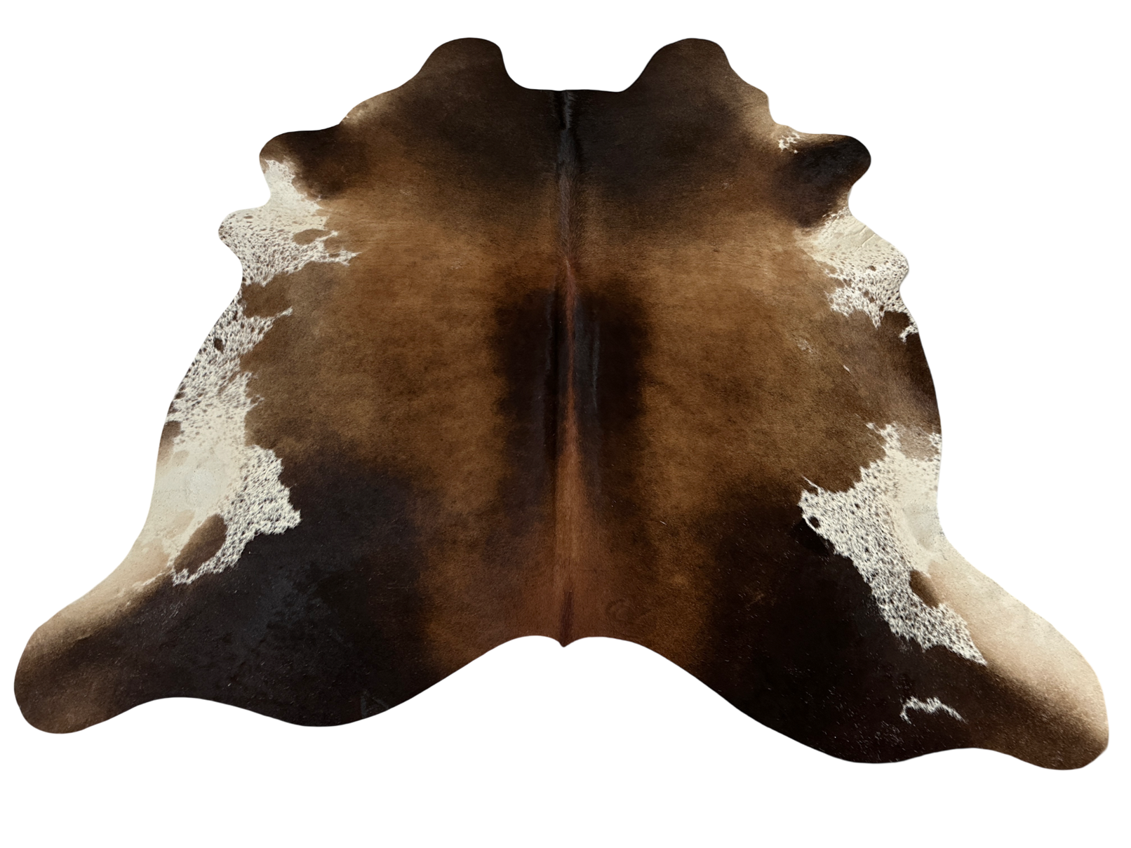 Koberec kusový hovädzia koža 2,7 m2, hneda mahagon 051