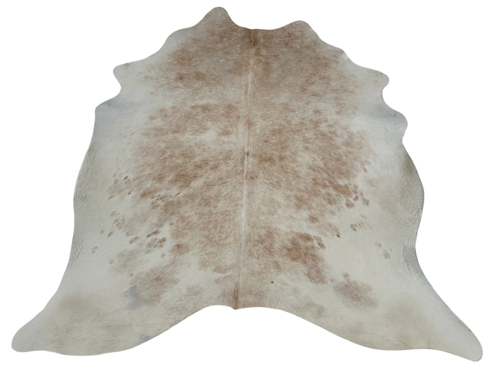 Koberec kusový hovädzia koža 2,5 m2, hnedobiela 052