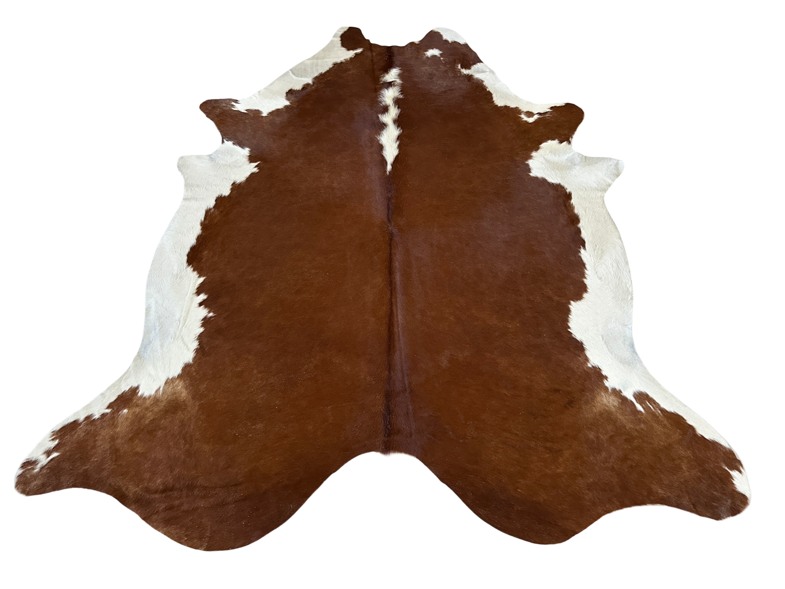 Koberec kusový hovädzia koža 4,0 m2, hnedobiela 957