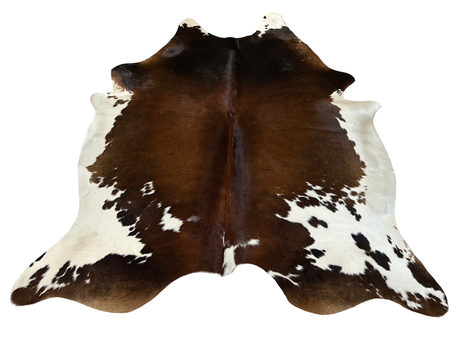Koberec kusový hovädzia koža 4,1 m2, hnedobiela 967