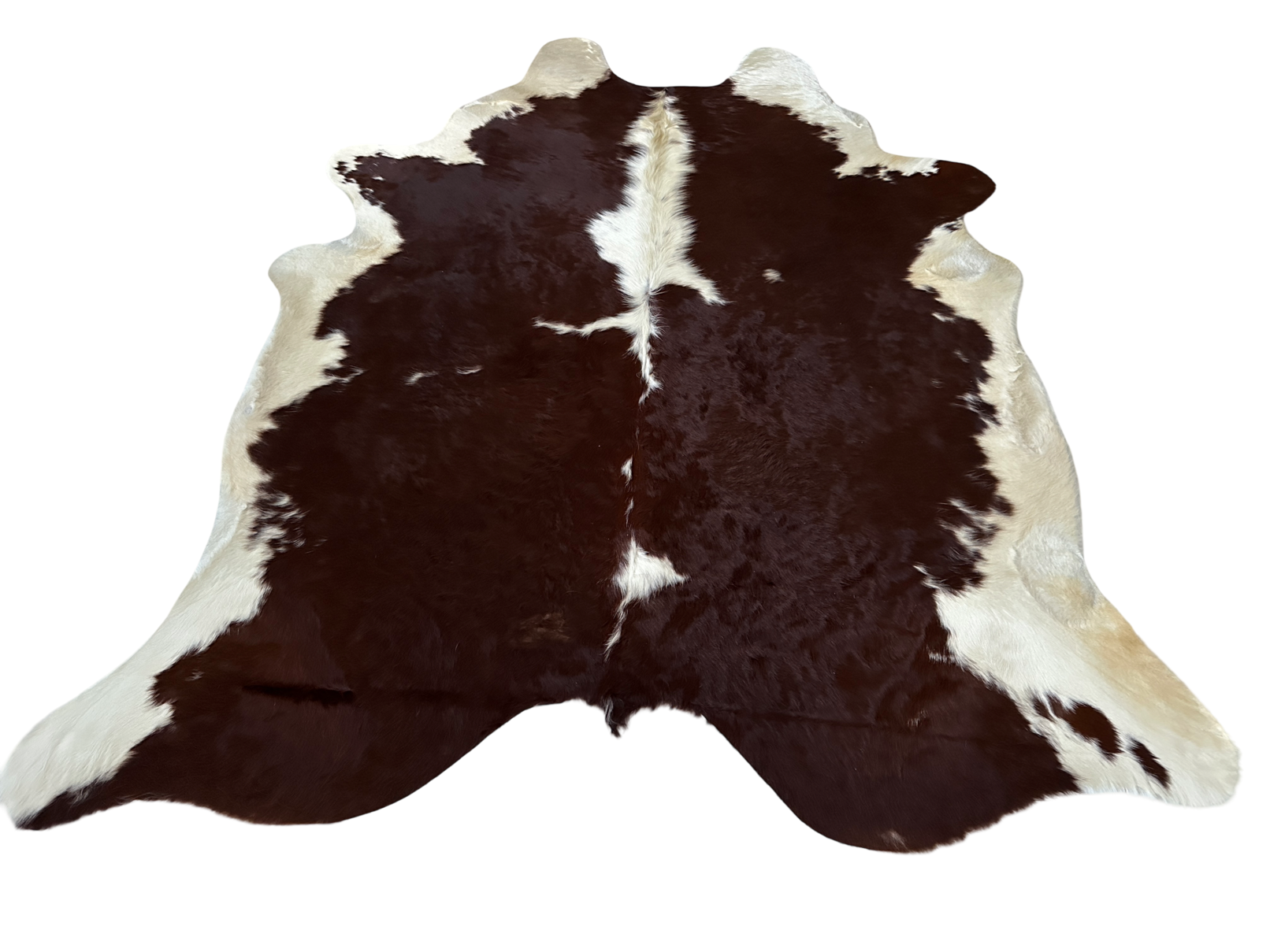 Koberec kusový hovädzia koža 4,1 m2, hnedobiela 968