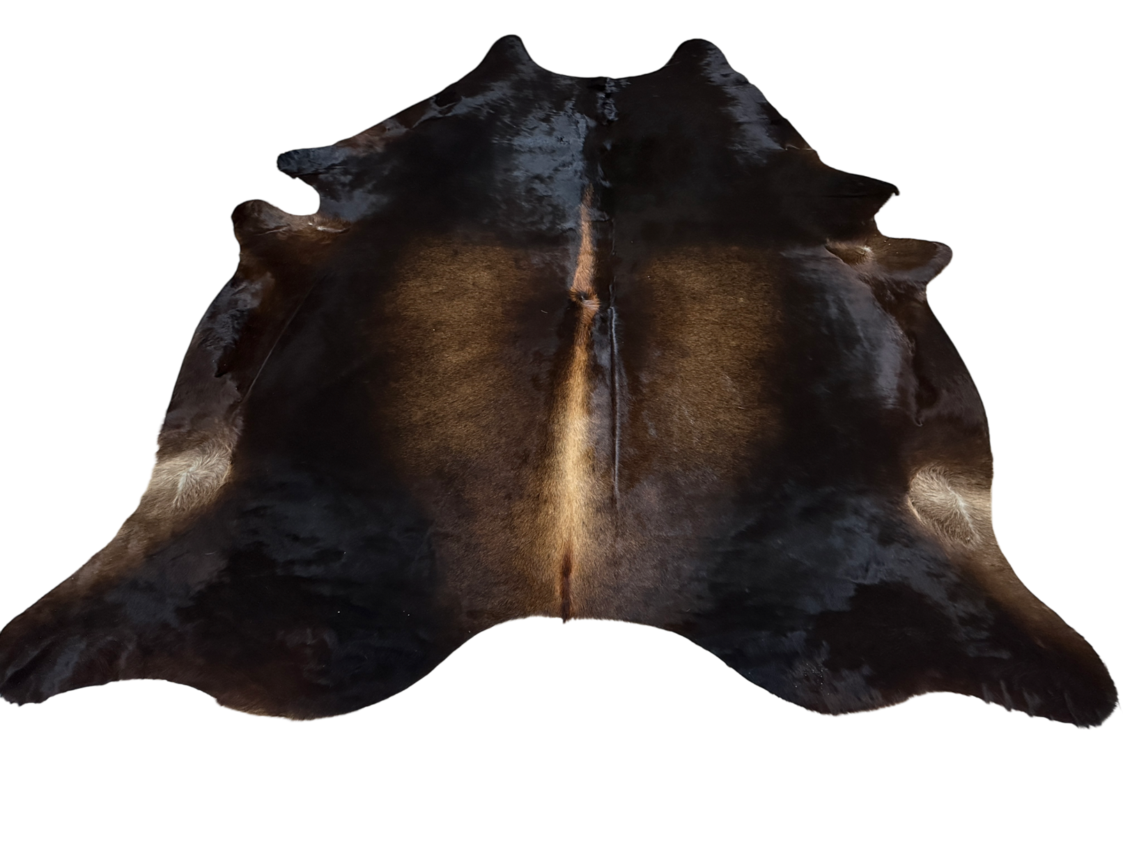 Koberec kusový hovädzia koža 4,4 m2, hneda mahagon 972