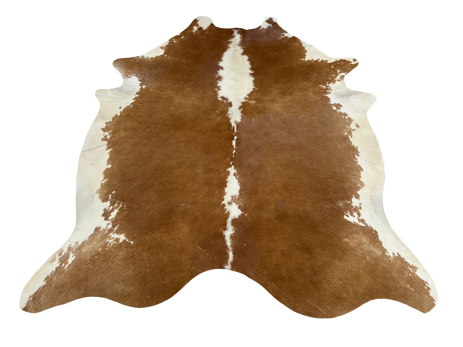 Koberec kusový hovädzia koža 3,6 m2, hnedobiela 988