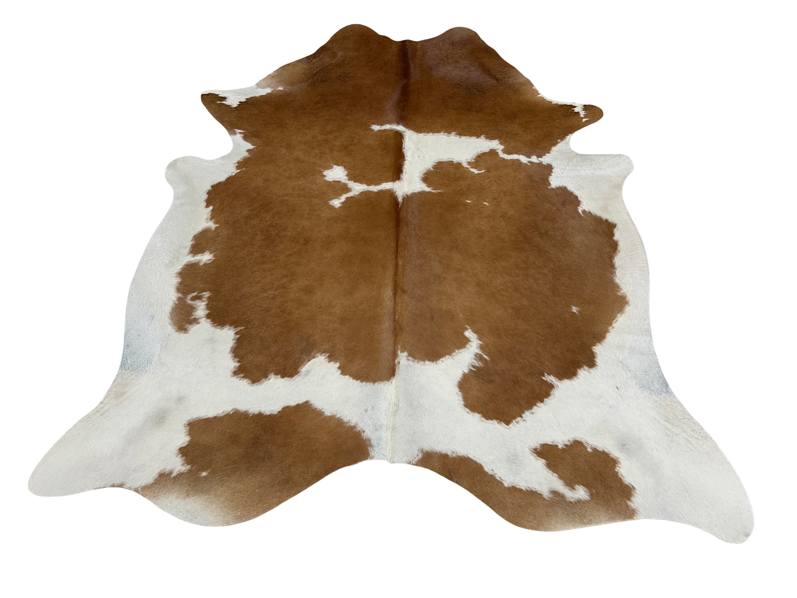 Koberec kusový hovädzia koža 3,6 m2, hnedobiela 989