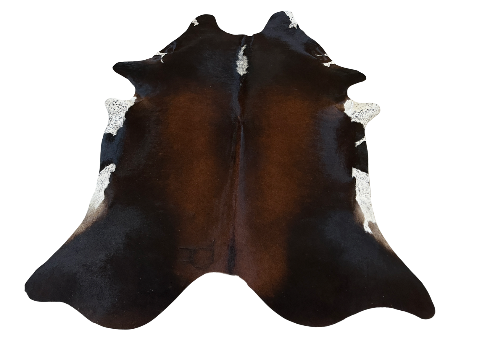 Koberec kusový hovädzia koža 3,1 m2, hneda mahagon 991
